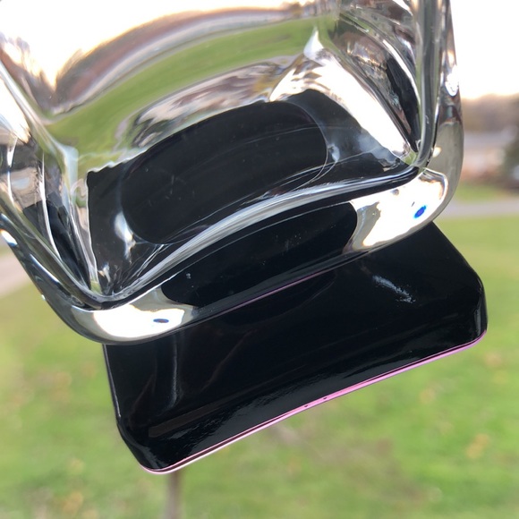 Set Of Four Vintage Disaronno Amethyst Pedestal Square Base  Cocktail Glasses - Picture 6 of 16